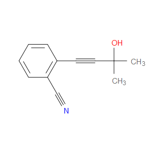2-(3-Hydroxy-3-methyl-1-butyn-1-yl)benzonitrile