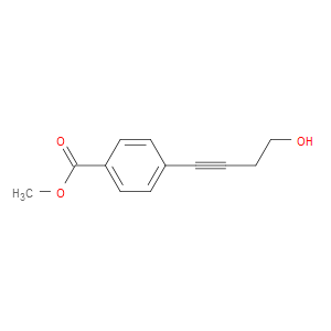 Benzoic acid, 4-(4-hydroxy-1-butyn-1-yl)-, methyl ester