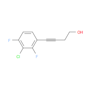 4-(3-Chloro-2,4-difluorophenyl)-3-butyn-1-ol