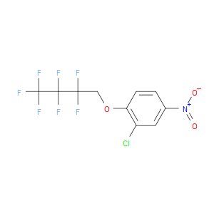 2-chloro-1-(2,2,3,3,4,4,4-heptafluorobutoxy)-4-nitrobenzene