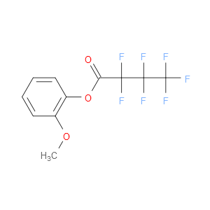 Butanoic acid, 2,2,3,3,4,4,4-heptafluoro-, 2-methoxyphenyl ester