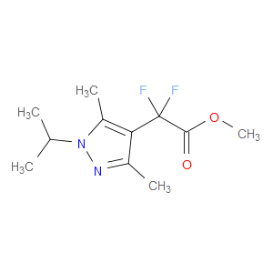 Methyl α,α-difluoro-3,5-dimethyl-1-(1-methylethyl)-1H-pyrazole-4-acetate