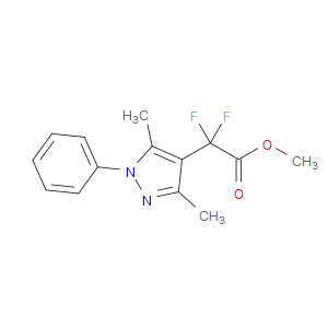 Methyl α,α-difluoro-3,5-dimethyl-1-phenyl-1H-pyrazole-4-acetate