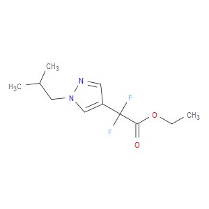 Ethyl α,α-difluoro-1-(2-methylpropyl)-1H-pyrazole-4-acetate