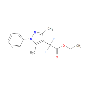 Ethyl α,α-difluoro-3,5-dimethyl-1-phenyl-1H-pyrazole-4-acetate