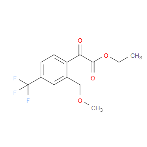 ethyl 2-(2-(methoxymethyl)-4-(trifluoromethyl)phenyl)-2-oxoacetate