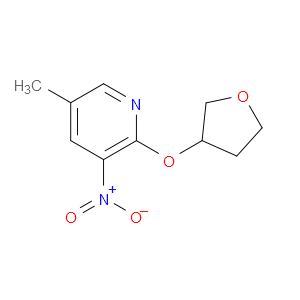 5-methyl-3-nitro-2-((tetrahydrofuran-3-yl)oxy)pyridine