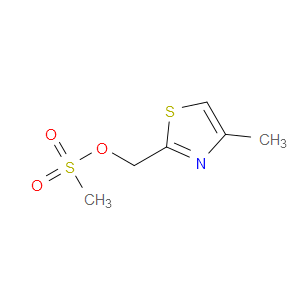 2-Thiazolemethanol, 4-methyl-, 2-methanesulfonate