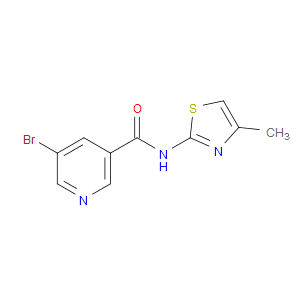 5-Bromo-N-(4-methyl-2-thiazolyl)-3-pyridinecarboxamide