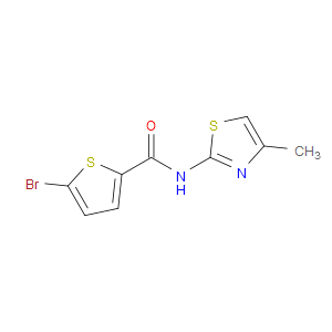 5-Bromo-N-(4-methyl-2-thiazolyl)-2-thiophenecarboxamide