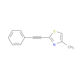4-Methyl-2-(2-phenylethynyl)thiazole