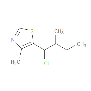 5-(1-Chloro-2-methylbutyl)-4-methylthiazole