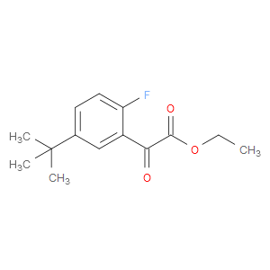 ethyl 2-(5-(tert-butyl)-2-fluorophenyl)-2-oxoacetate