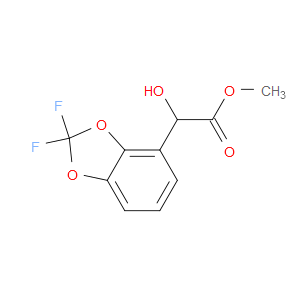 Methyl 2,2-difluoro-α-hydroxy-1,3-benzodioxole-4-acetate