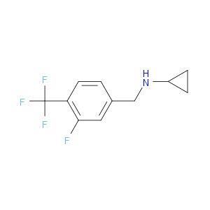 N-Cyclopropyl-3-fluoro-4-(trifluoromethyl)benzenemethanamine