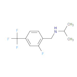 Benzenemethanamine, 2-fluoro-N-(1-methylethyl)-4-(trifluoromethyl)-