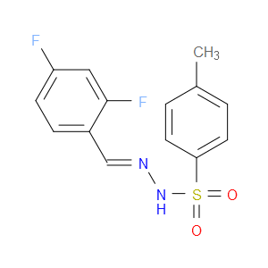 N'-(2,4-difluorobenzylidene)-4-methylbenzenesulfonohydrazide