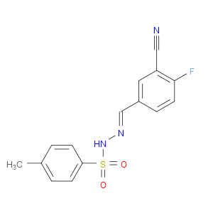N'-(3-cyano-4-fluorobenzylidene)-4-methylbenzenesulfonohydrazide