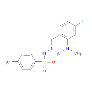 N'-(2-(dimethylamino)-4-fluorobenzylidene)-4-methylbenzenesulfonohydrazide