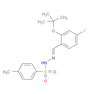 N'-(2-(tert-butoxy)-4-fluorobenzylidene)-4-methylbenzenesulfonohydrazide
