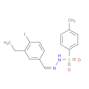 N'-(3-ethyl-4-iodobenzylidene)-4-methylbenzenesulfonohydrazide
