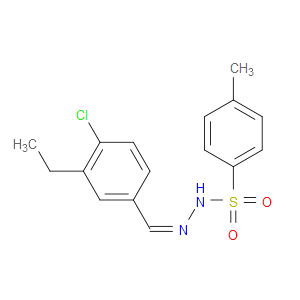 N'-(4-chloro-3-ethylbenzylidene)-4-methylbenzenesulfonohydrazide