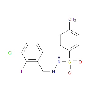 N'-(3-chloro-2-iodobenzylidene)-4-methylbenzenesulfonohydrazide
