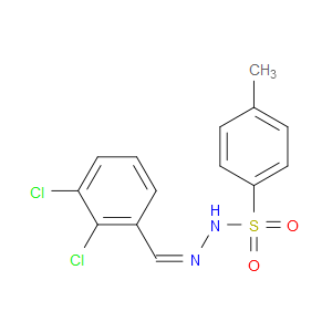 N'-(2,3-dichlorobenzylidene)-4-methylbenzenesulfonohydrazide
