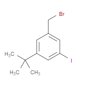 1-(bromomethyl)-3-(tert-butyl)-5-iodobenzene