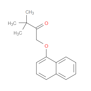 3,3-Dimethyl-1-(1-naphthalenyloxy)-2-butanone