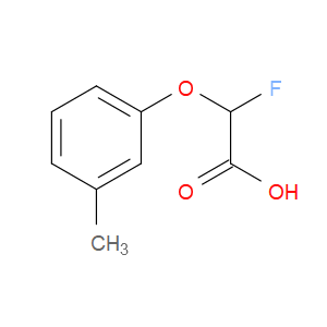 Acetic acid, 2-fluoro-2-(3-methylphenoxy)-
