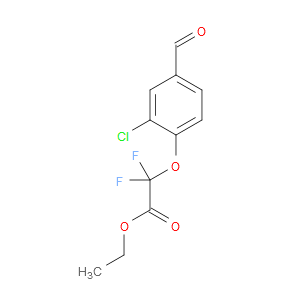 Acetic acid, 2-(2-chloro-4-formylphenoxy)-2,2-difluoro-, ethyl ester