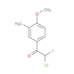 Ethanone, 2-chloro-2-fluoro-1-(4-methoxy-3-methylphenyl)-