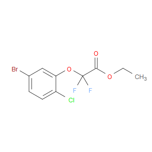 Acetic acid, 2-(5-bromo-2-chlorophenoxy)-2,2-difluoro-, ethyl ester