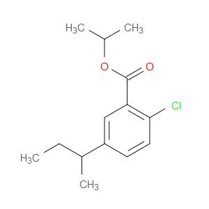 isopropyl 5-(sec-butyl)-2-chlorobenzoate