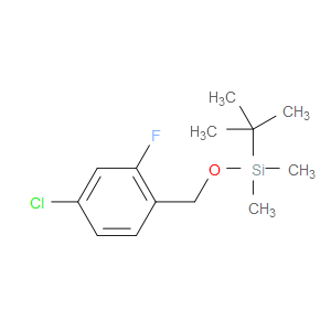 tert-butyl((4-chloro-2-fluorobenzyl)oxy)dimethylsilane