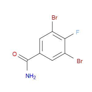 3,5-dibromo-4-fluorobenzamide
