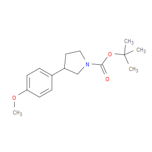 tert-butyl 3-(4-methoxyphenyl)pyrrolidine-1-carboxylate