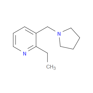 Pyridine, 2-ethyl-3-(1-pyrrolidinylmethyl)-