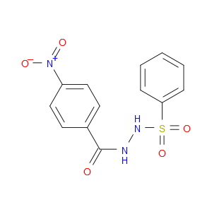 N'-(4-nitrobenzoyl)benzenesulfonohydrazide