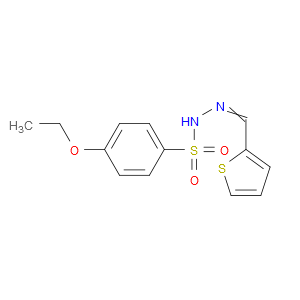 4-Ethoxybenzenesulfonic acid 2-(2-thienylmethylene)hydrazide