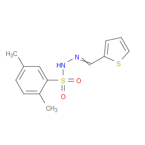 2,5-Dimethylbenzenesulfonic acid 2-(2-thienylmethylene)hydrazide