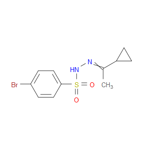 4-Bromobenzenesulfonic acid 2-(1-cyclopropylethylidene)hydrazide