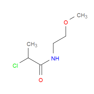 Propanamide, 2-chloro-N-(2-methoxyethyl)-