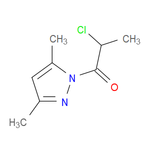 2-Chloro-1-(3,5-dimethyl-1H-pyrazol-1-yl)-1-propanone