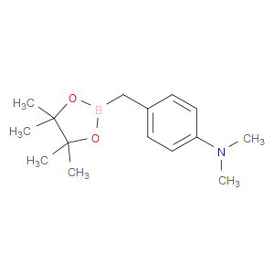 N,N-dimethyl-4-((4,4,5,5-tetramethyl-1,3,2-dioxaborolan-2-yl)methyl)aniline