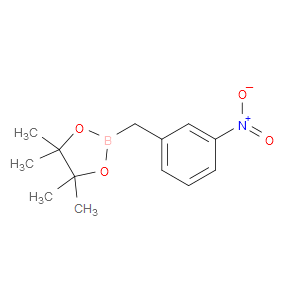 4,4,5,5-tetramethyl-2-(3-nitrobenzyl)-1,3,2-dioxaborolane