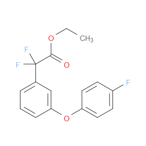 ethyl 2,2-difluoro-2-(3-(4-fluorophenoxy)phenyl)acetate