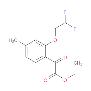 ethyl 2-(2-(2,2-difluoroethoxy)-4-methylphenyl)-2-oxoacetate