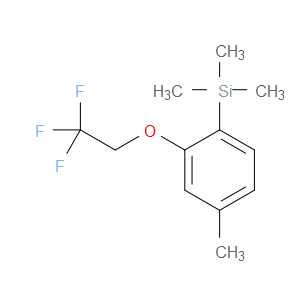 trimethyl(4-methyl-2-(2,2,2-trifluoroethoxy)phenyl)silane